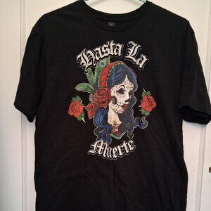 Hasta Le Muerte Women's Black T-Shirt